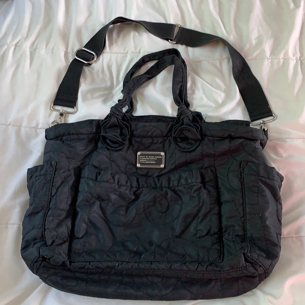 Marc by Marc Jacobs Black Diaper/Baby Bag